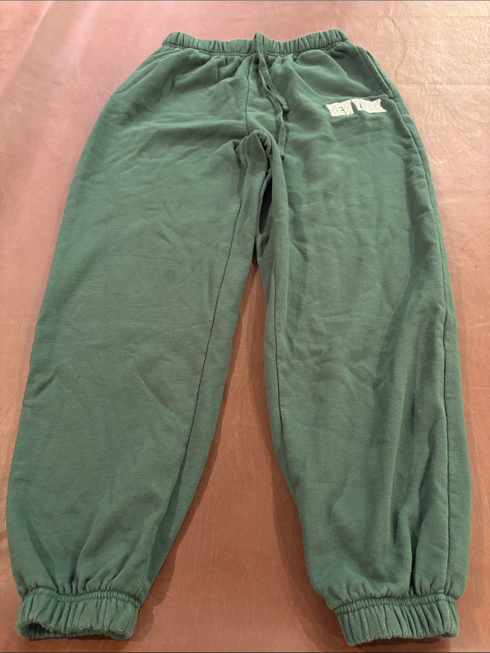 Garage Dark Green Woman’s Fleece Joggers